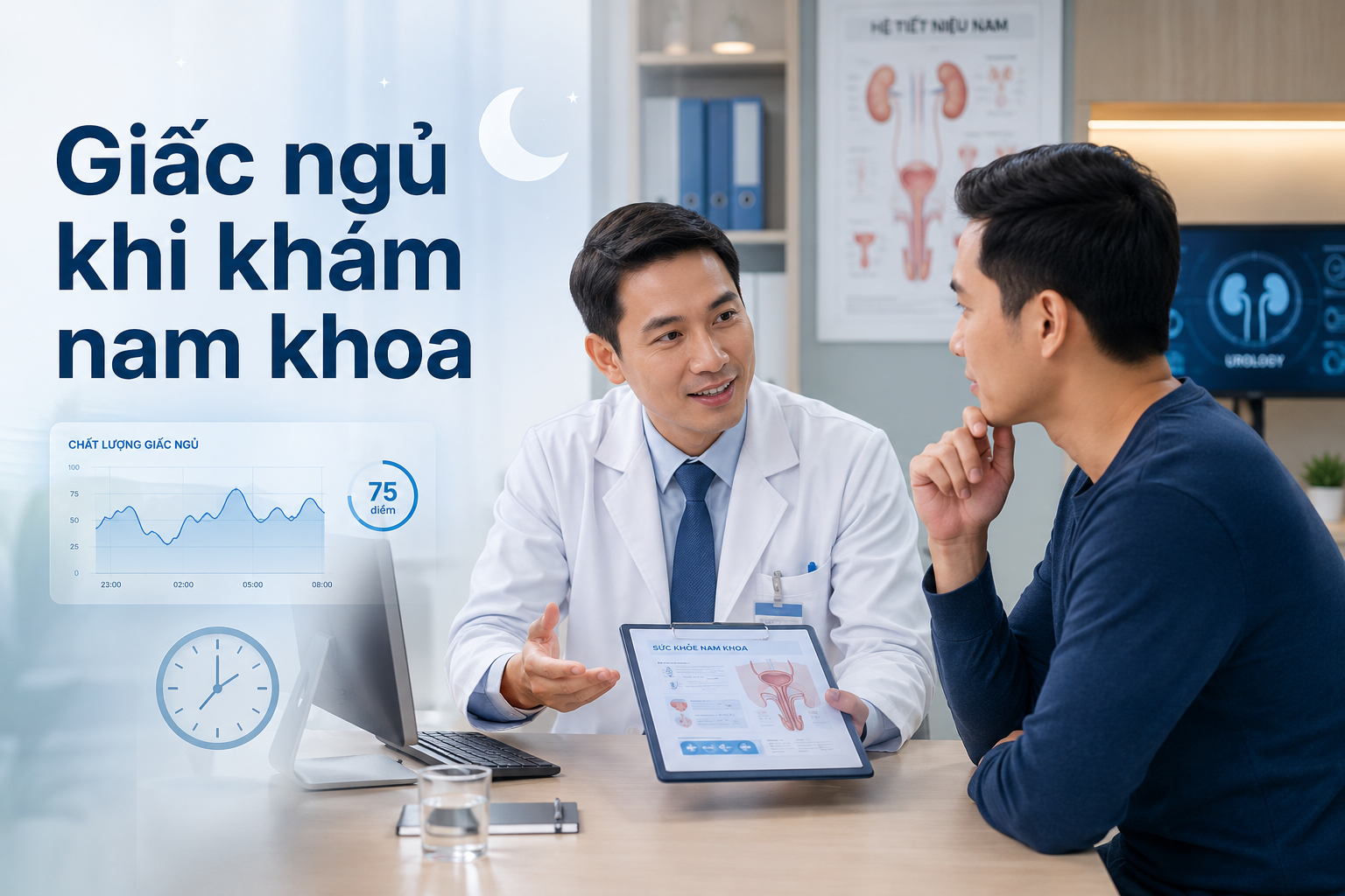giấc ngủ khi khám nam khoa
