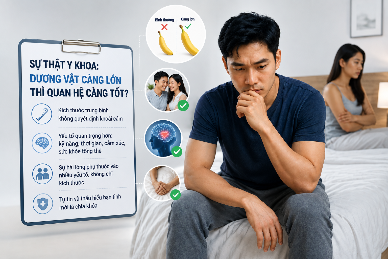 Sự Thật Y Khoa: Dương Vật Càng Lớn Thì Quan Hệ Càng Tốt?