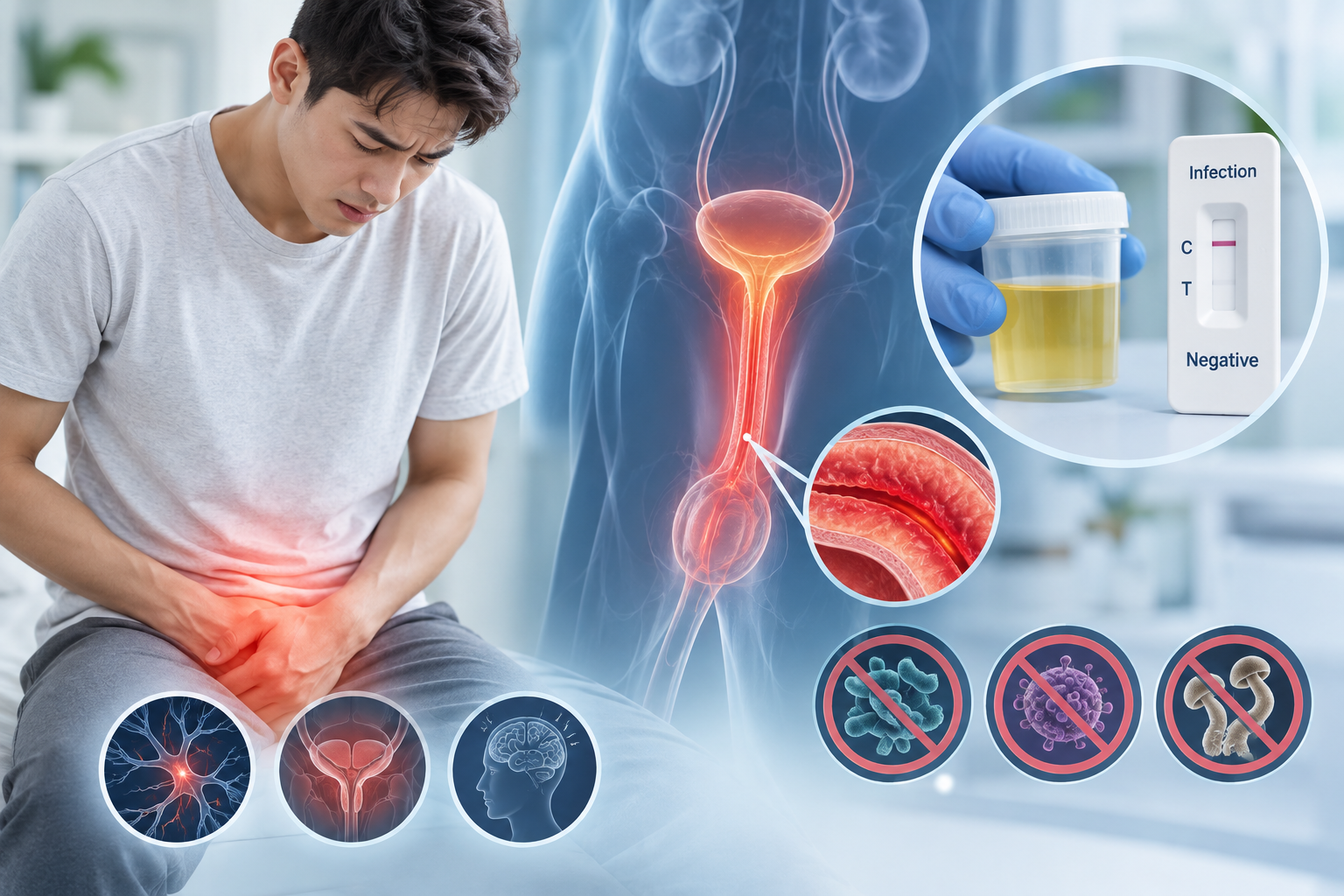 Nóng Rát Niệu Đạo Nhưng Xét Nghiệm Nhiễm Trùng Âm Tính Do Đâu?