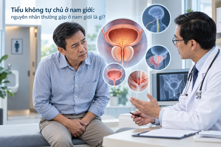 Tiểu Không Tự Chủ Ở Nam Giới: Nguyên Nhân Thường Gặp Và Giải Pháp Kiểm Soát Chuẩn Y Khoa