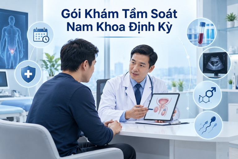 Gói Khám Tầm Soát Nam Khoa Định Kỳ
