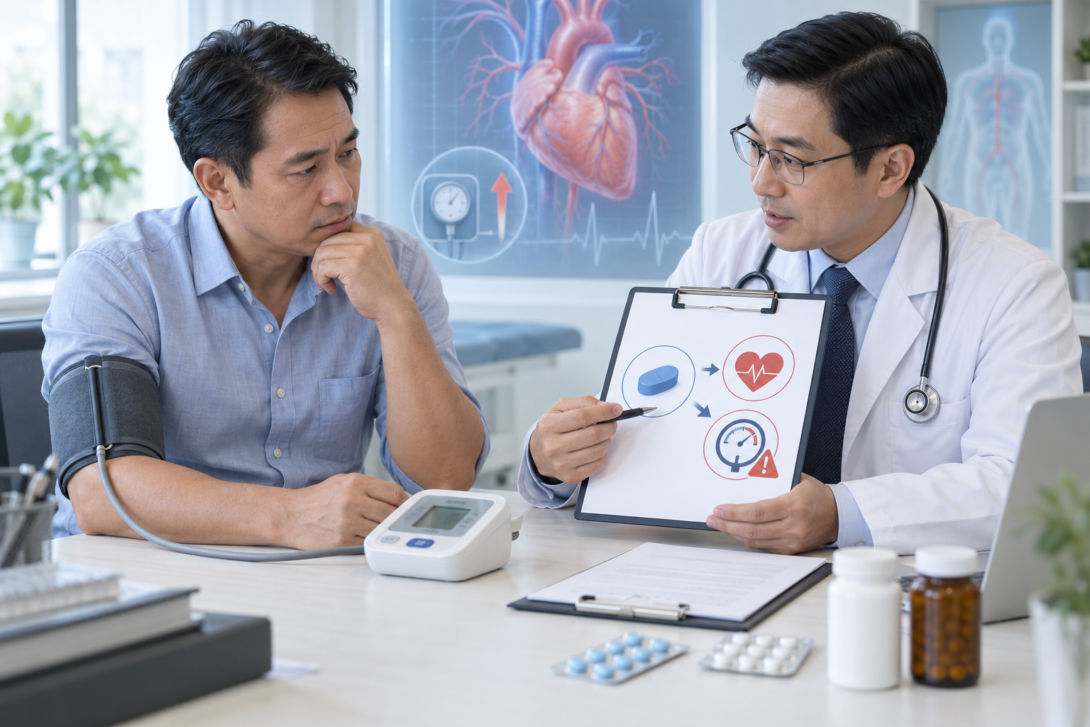 Người Bị Cao Huyết Áp Có Uống Được Thuốc Cường Dương Nhóm PDE5i Không?