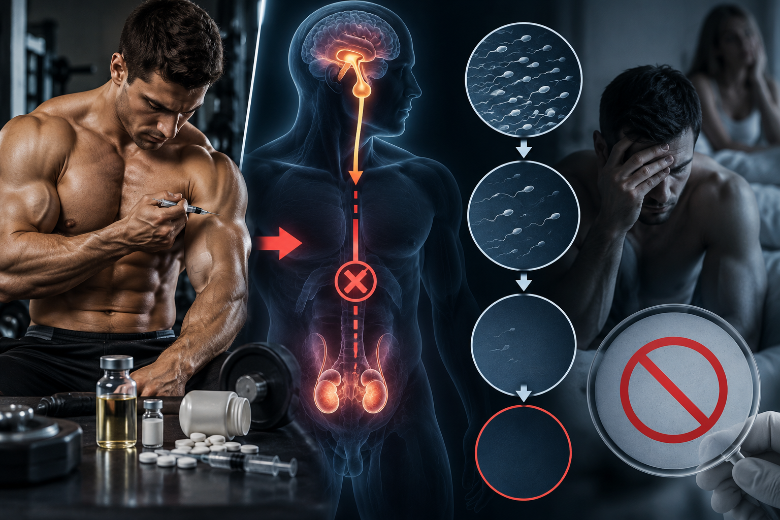 Sử Dụng Steroid Tăng Cơ (AAS) Lâu Ngày Có Gây Mất Tinh Trùng Hoàn Toàn Không?