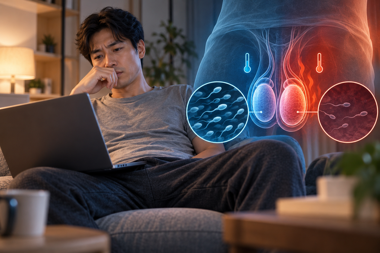Vì sao nhiệt độ ảnh hưởng đến quá trình sản xuất tinh trùng ở nam giới?