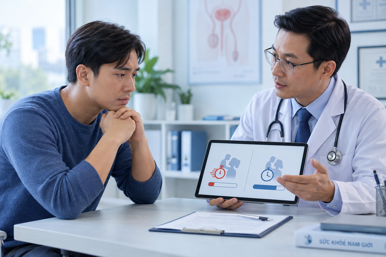 Xuất tinh chậm khác xuất tinh sớm thế nào? Góc nhìn y khoa