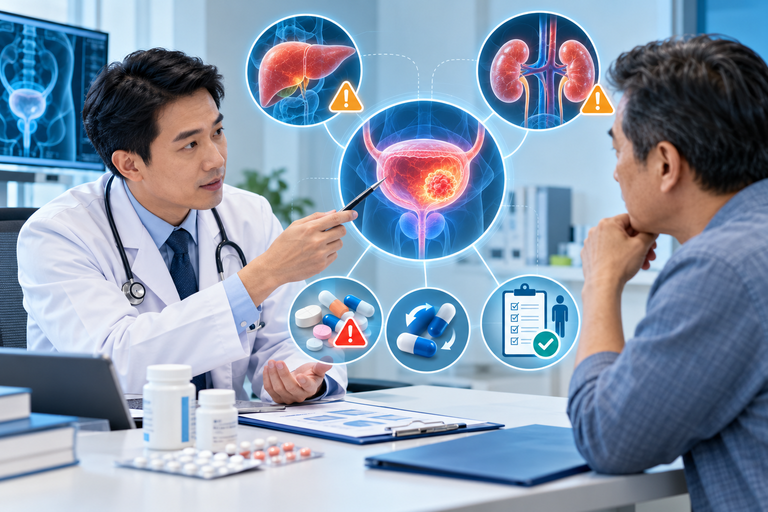 Hiểu đúng về Ung thư bàng quang: người suy thận hoặc suy gan cần lưu ý gì?