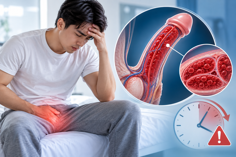 Cương đau dương vật kéo dài (priapism) là gì? Nguyên nhân và cách xử lý