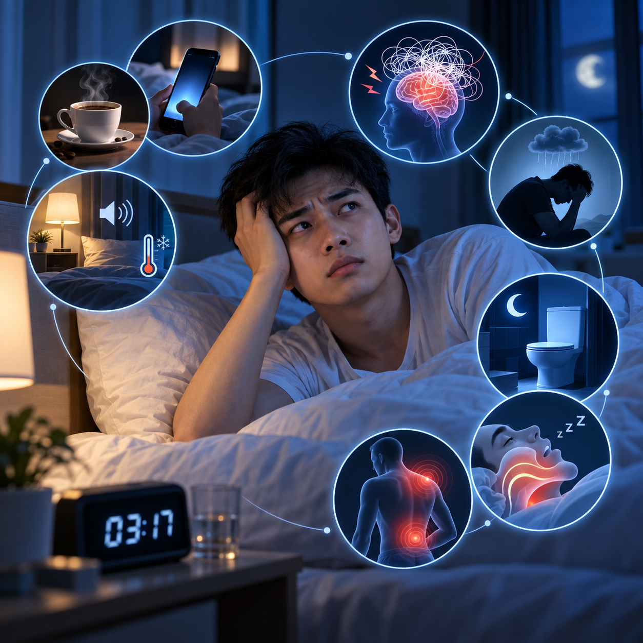 Thức Giấc Nhiều Lần Ban Đêm Có Phải Dấu Hiệu Rối Loạn Giấc Ngủ?