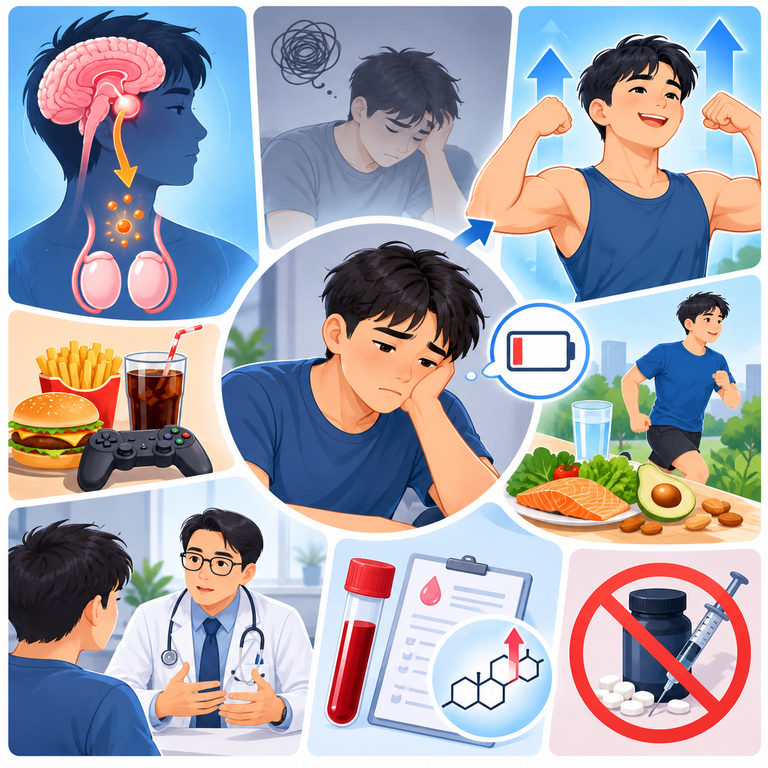 Mệt mỏi kéo dài khi dùng hormone ở nam giới: Nguyên nhân và cách xử trí an toàn